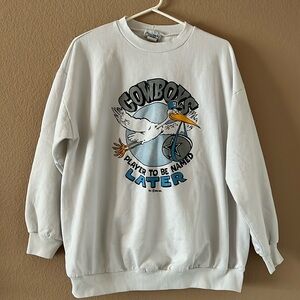 Precious Cargo Dallas Cowboys Pregnancy Sweater